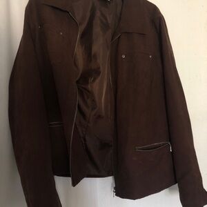 Studio Works Men's Dark Brown Jacket